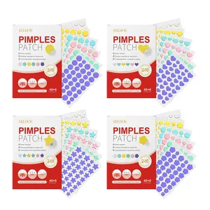 Acne Cover Patch, 4 Boxes Hydrocolloid Acne Patches, Invisible Acne Cover Sticker, Skin Care Products for Women & Men