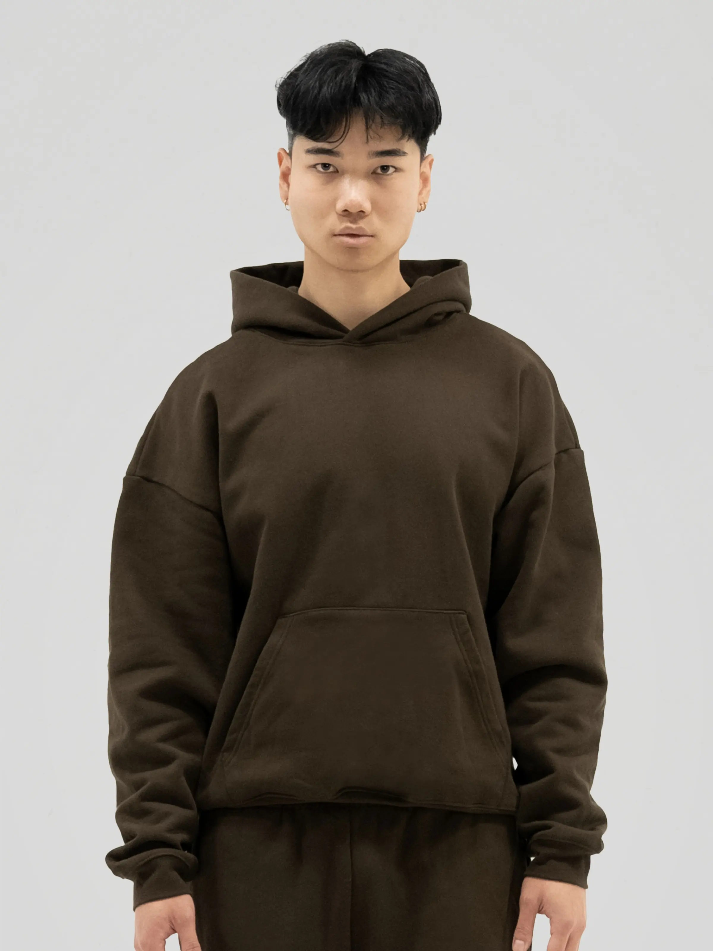 600 GSM 'Espresso' Core Hoodie
