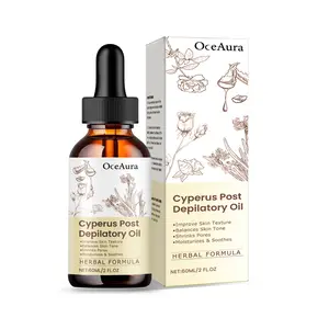 OceAura Hair Removal Oil for Whole Body  Easy to Use Rosemary & Jojoba Oil Smooth & Nourish Skin Hair Inhibiting Effect
