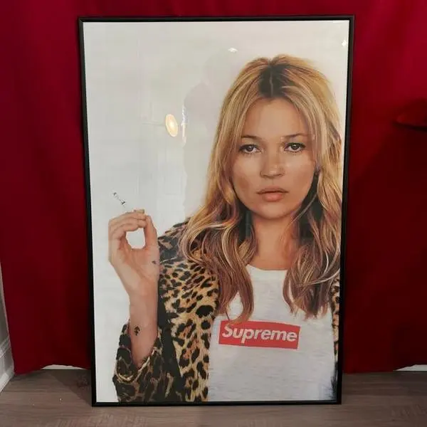 Vintage Kate Moss Poster - Fashion Icon Minimalist Wall Art - Home Decor (No Frame) (No Frame)
