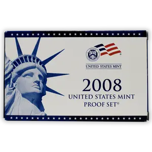 2008 US Proof Set - 14 Coins