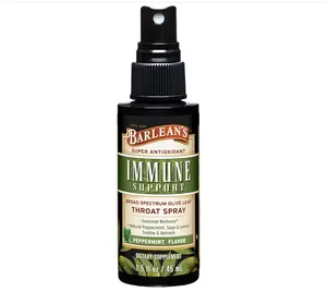 Barlean's Olive Leaf Complex Throat Spray - Peppermint Oral Blend