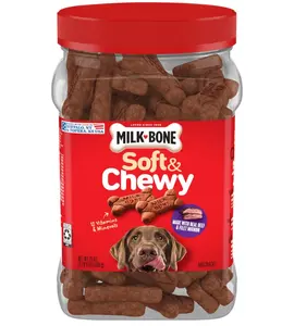Milk-Bone Soft & Chewy Dog Treats, Beef & Filet Mignon Recipe, 25 Ounce