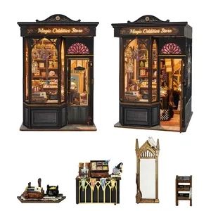 Handmade DIY 3D Model Bookshelf, Magic Treasure House SQ-109, Perfect Gift for Birthday, Halloween, Christmas, New Year, Valentine's Day, DIY Building Model