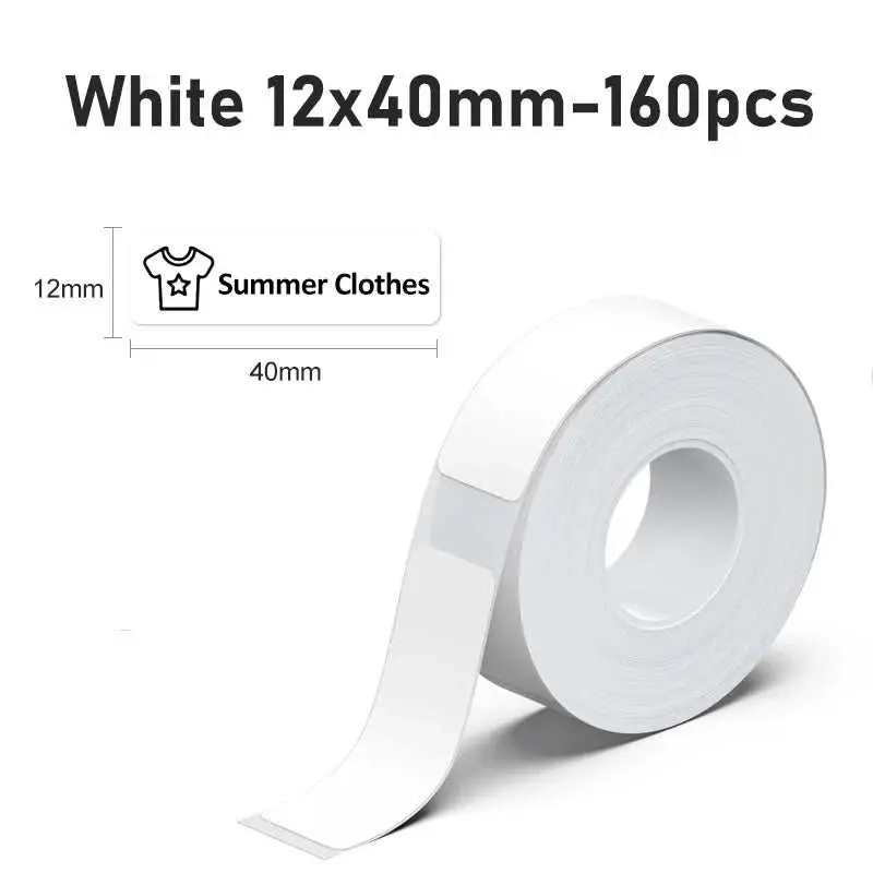 White 12x40mm