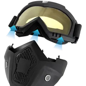 Welding protective mask, anti-splash, anti-glare, heat-insulating, anti-fog, labor protection, construction site work goggles, breathable hole mask