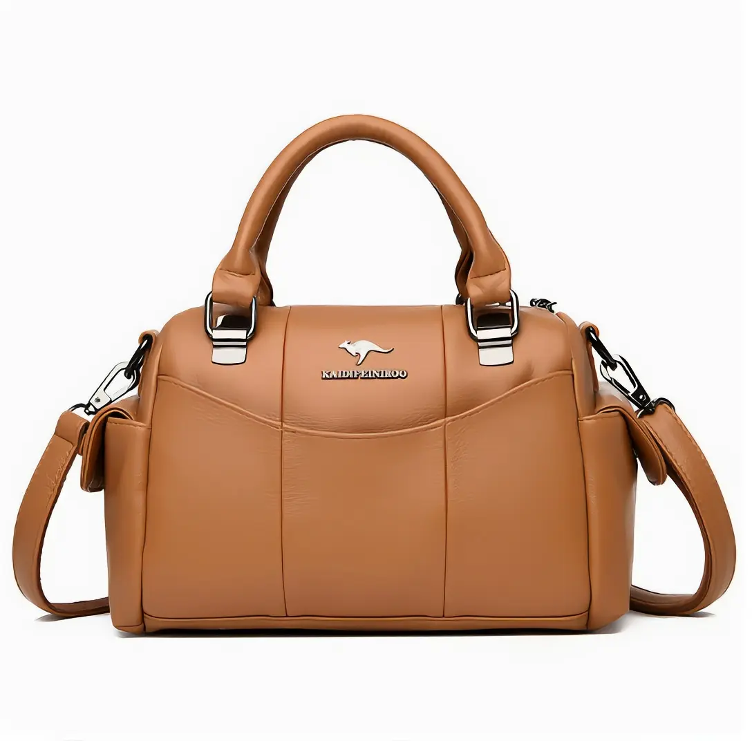 A183-New women Handbag with Adjustable Strap and Metal Buckles for Everyday Use