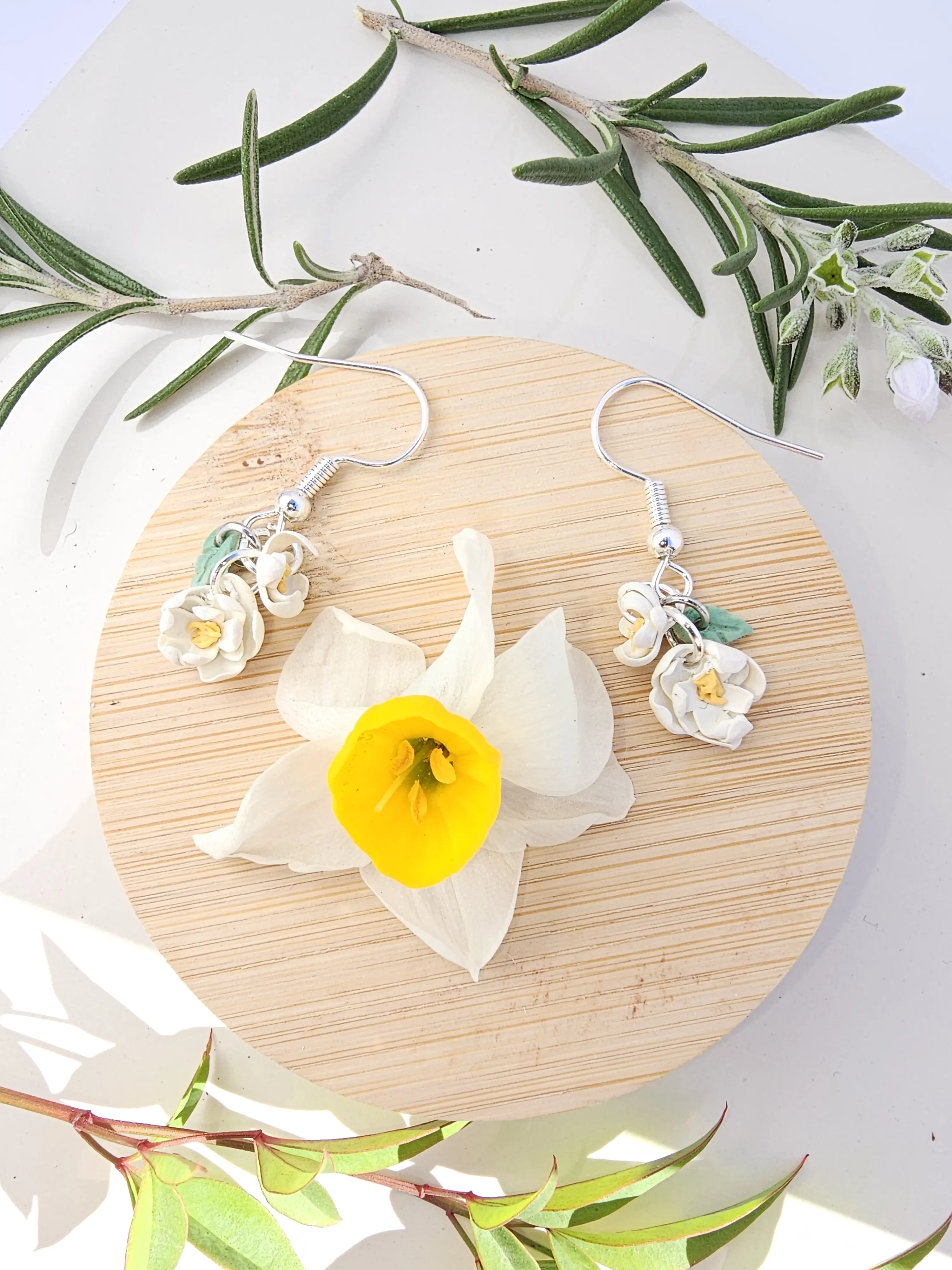Moonlit Pearl- Handmade Earrings