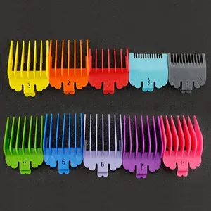 Professional Hair Clipper Attachment Comb Set, 10pcs/set Electric Hair Clipper Limit Comb Caliper Set, Haircutter Accessories Suitable for Men & Women, Barber Kit, Hair Trimmer Set, Hair Clippers Set, Barber Equipment