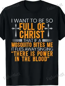 Funny Christian Religious Servant of God Faithful T-Shirt Funny 100% Short Sleeve Round Neck, Casual Loose Fit Unisex Tee for Easter Day Birthdays Back to School And Year-Round