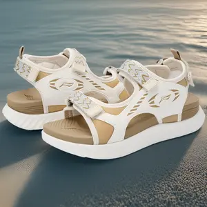 Womens Orthopedic Walking Sandals with Comfortable Arch Support Plantar Fasciitis Relief Summer Outdoor Hiking Sport Recovery Adjustable Strap Athletic Chunky Cushion Shoes