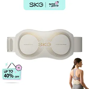 SKG W7 Pro Heated Waist Massager for Back Pain Relief, Deep Tissue Back Massager, Warming Belt, The Best Gift for Her