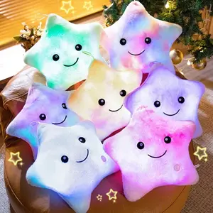 Star Light Twinkles Colorful Light Up Stars- Plush Accessory