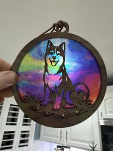 Akita Suncatcher for Sunny Window