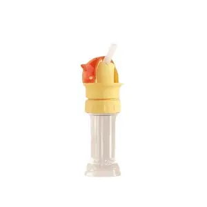 Mineral water straw cap conversion adapter, anti-choke, portable leakproof cap for outdoor use, bottle cap design for easy drinking, versatile universal fit, 1 piece