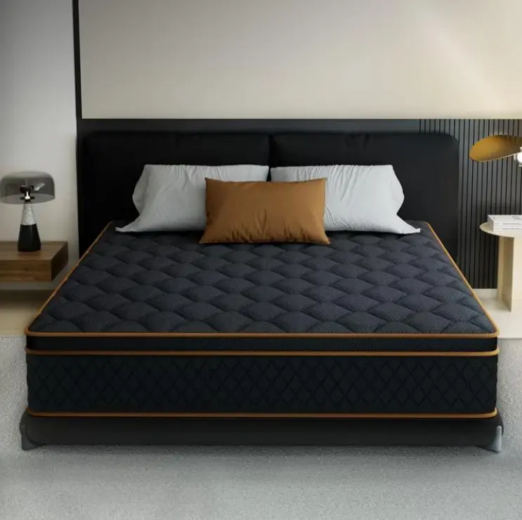 Mronae 10" Twin Mattress,Black Cooling Gel Memory & Spring Hybrid Medium Comfort Twin Size Mattress in a Box,Audlt,CertiPUR-US