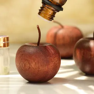 An Elegant Apple-Shaped Aroma Diffuser: Dual-Use (Car & Home) |   Essential Oil Diffusion (Long-Lasting Freshness). Ideal for eliminating odors in vehicles and creating a pleasant fragrance ambiance in home spaces.