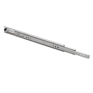 212 MAIN Fulterer FR5000 Series Side-Mount Full-Extension Ball Bearing Steel Drawer Slide, 22 in. Zinc-Finished, Precision-Engineered, Setback Design, Load-Rated, Stop Cushions, 1 Set for 1 Drawer, Load Rating