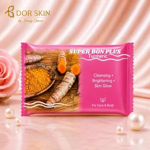 Super Bon Plus Turmeric Soap for Face & Body - Cleansing Brightening Skin Glow by Jenny Queen