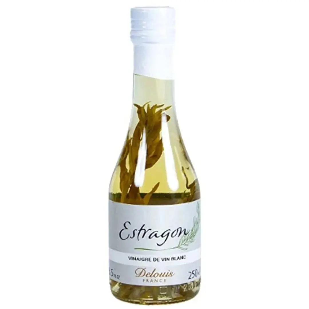Delouis White Wine Vinegar with Fresh Tarragon 8.5 fl oz