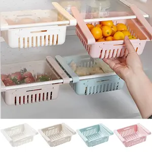 Adjustable Fridge Storage Drawer – Slide Out Refrigerator Organizer NONE
