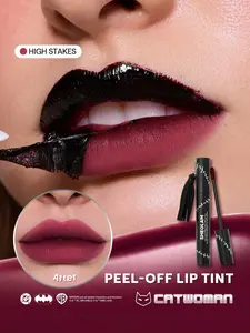 SHEGLAM CATWOMAN™ Peel-Off Lip Tint – High Stakes | Long-Lasting Waterproof Lip Stain