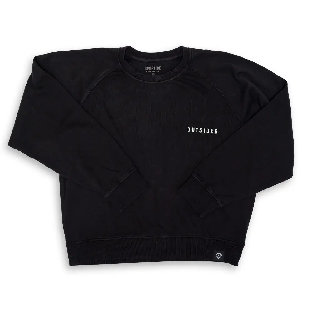 Women's Classic Crew Neck Sweater - Black