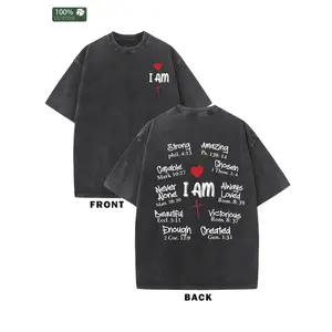 1pc, 220G Washed, Love Different Lifestyle Printed T-Shirt, High-Quality Wax Printed Cotton Retro Fashion Brand T-Shirt, Suitable for Summer T-Shirt with a Certain Thickness, Preferred for Summer Gift Giving