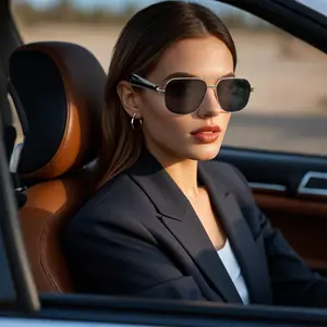 Bluetooth Open Smart Sunglasses with UV Protection Blue Light Filter Stereo Sound for Men Digital Gadgets Wearable Electronics