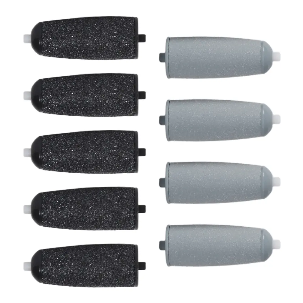 9pcs Foot Scrub Roller Removal Heads - Gentle Care, Durable Waterproof, Easy Clean Foot Care Tool Replacements for Home Pedicure (Machine Excluded)