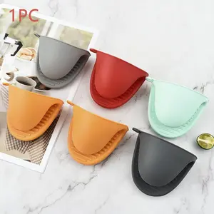 Random Color Silicone Oven Mitts, Heat Resistant Oven Gloves, Non-slip Oven Mitts, Thick Kitchen Accessories, Bakeware