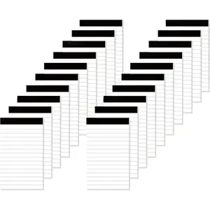 20 Pack Small Notepad, 3 x 5 Inch Ultra Quality Note Pads, Server Lined Papers and Desk Notepads for Office Supplies, Writing and Memo pads 30 Sheets Each