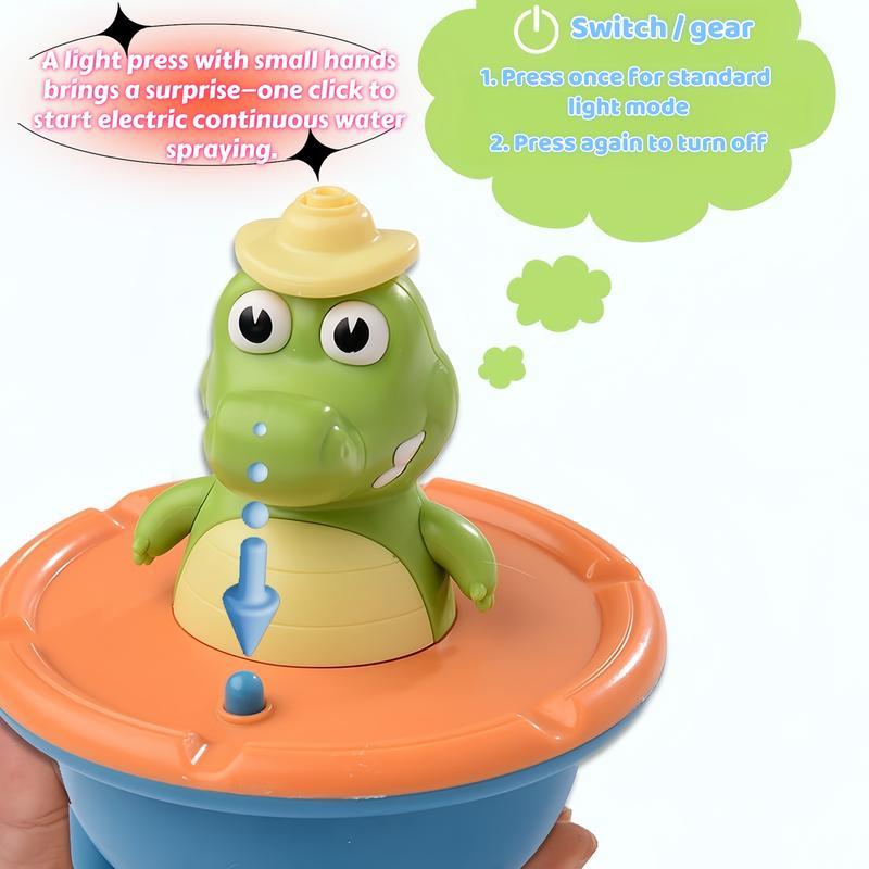 Interactive Bath/Pool Toy with Light-Up Fun, Outdoor Summer Games Gift for Ages 3+