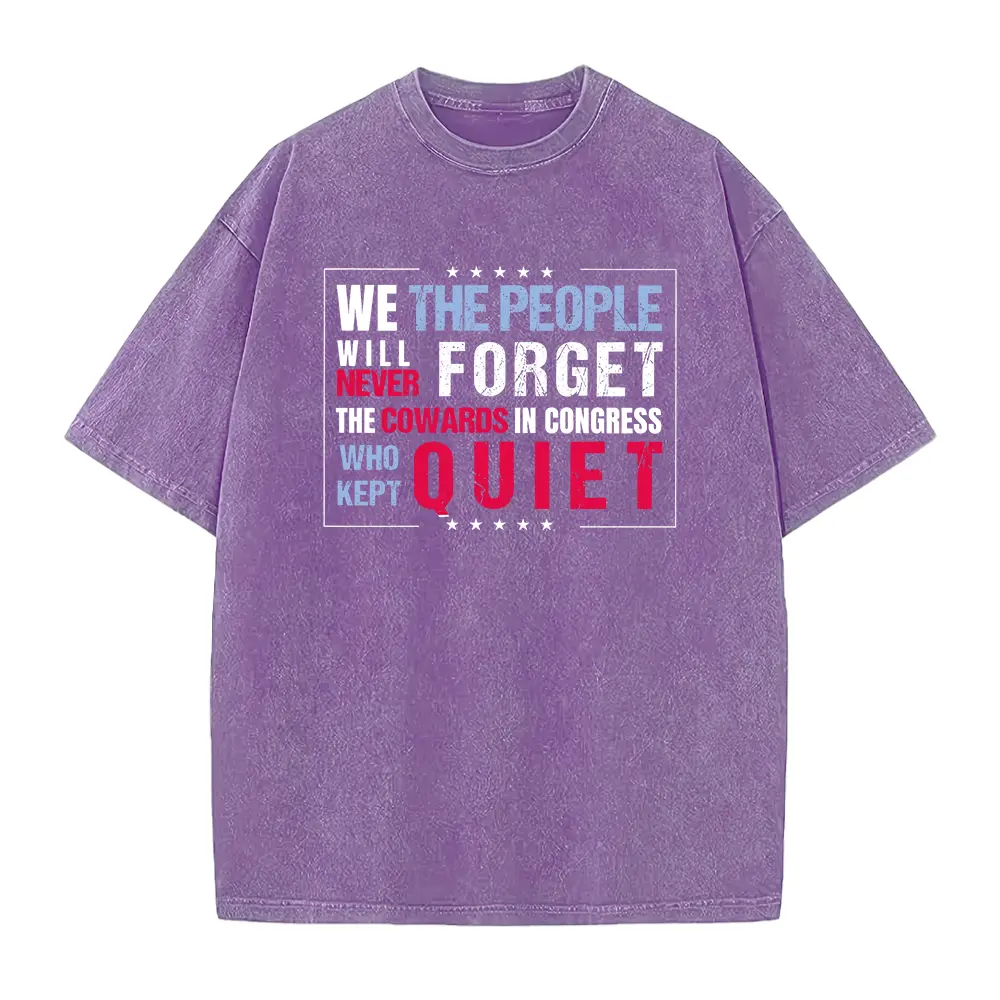 Washed T-shirt-Purple