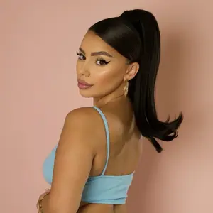 Palm Springs Flip Drawstring Ponytail - 14 Inch Lightweight & Breathable - Ideal for Everyday Wear