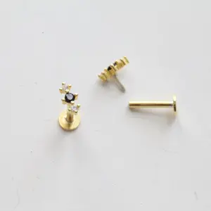 16g Line Forward Helix Earring