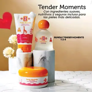 JAFRA Tender Moments 1 2 4 set Cologne 3.3 FL.OZ with Box - Floral-Fruity, Mandarin, Orange, Lila Oil, Balsamic Notes, Regular Edition, 26 oz set of 3