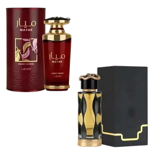 (2pc Bundle Pack) Mayar Cherry Intense + Teriaq Intense by Lattafa EDP Spray, 3.4oz