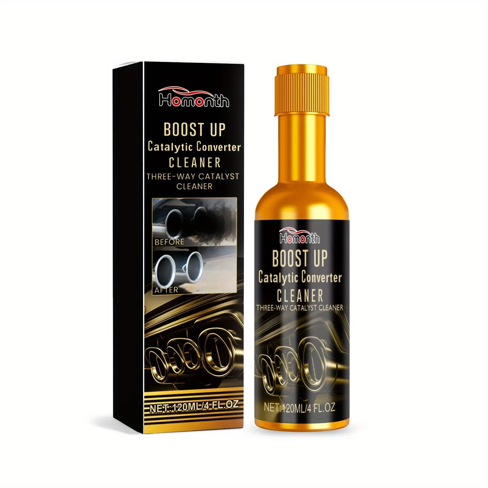 Car Catalytic Converter Cleaner, 120ml Car Engine Internal Cleaning Agent, Carburetor Cleaner, Professional Car Engine Cleaning Tool