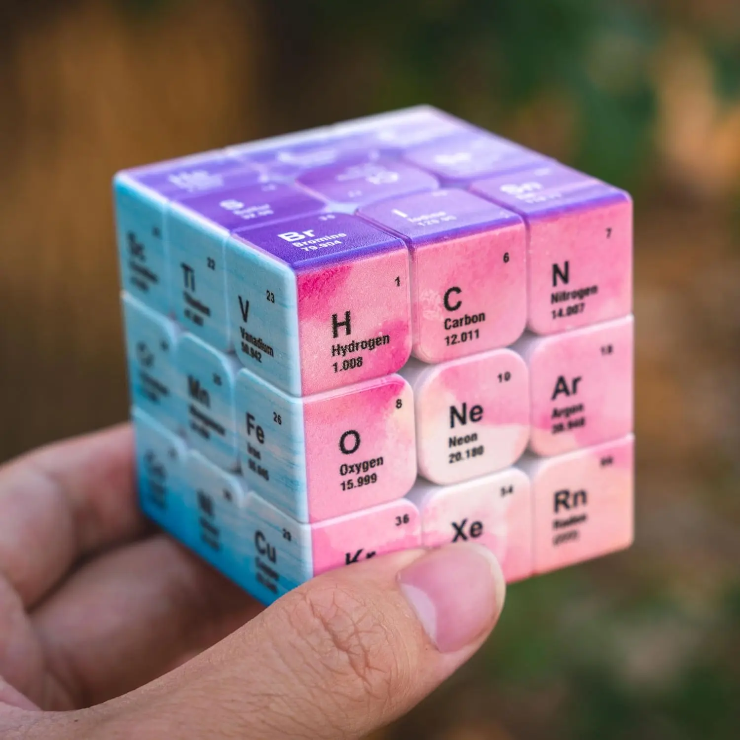 F-MTS23   Periodic Table 3x3 Speed Cube Puzzle Magic Cube 3x3x3 Puzzle