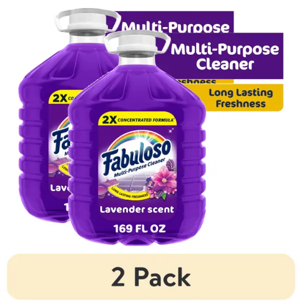 Fabuloso Multi-Purpose Cleaner Lavender Scent 169 oz, 2 Pack - All Surface Floor & Household Liquid Cleaner