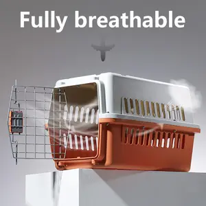 Upgraded Portable Pet Air Crate For Cats And Dogs Made Of PP Material Suitable For Small Pets Under 13.23 Pounds Available In Three Colors  Carrier Enclosure Dog Car Seat