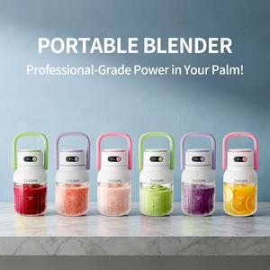 Ideal Gift for Holiday & Birthday: ZHENMI BPA-Free Cordless Blender, 33oz Portable Ice Crushing Blender for Shakes & Smoothies, USB Rechargeable