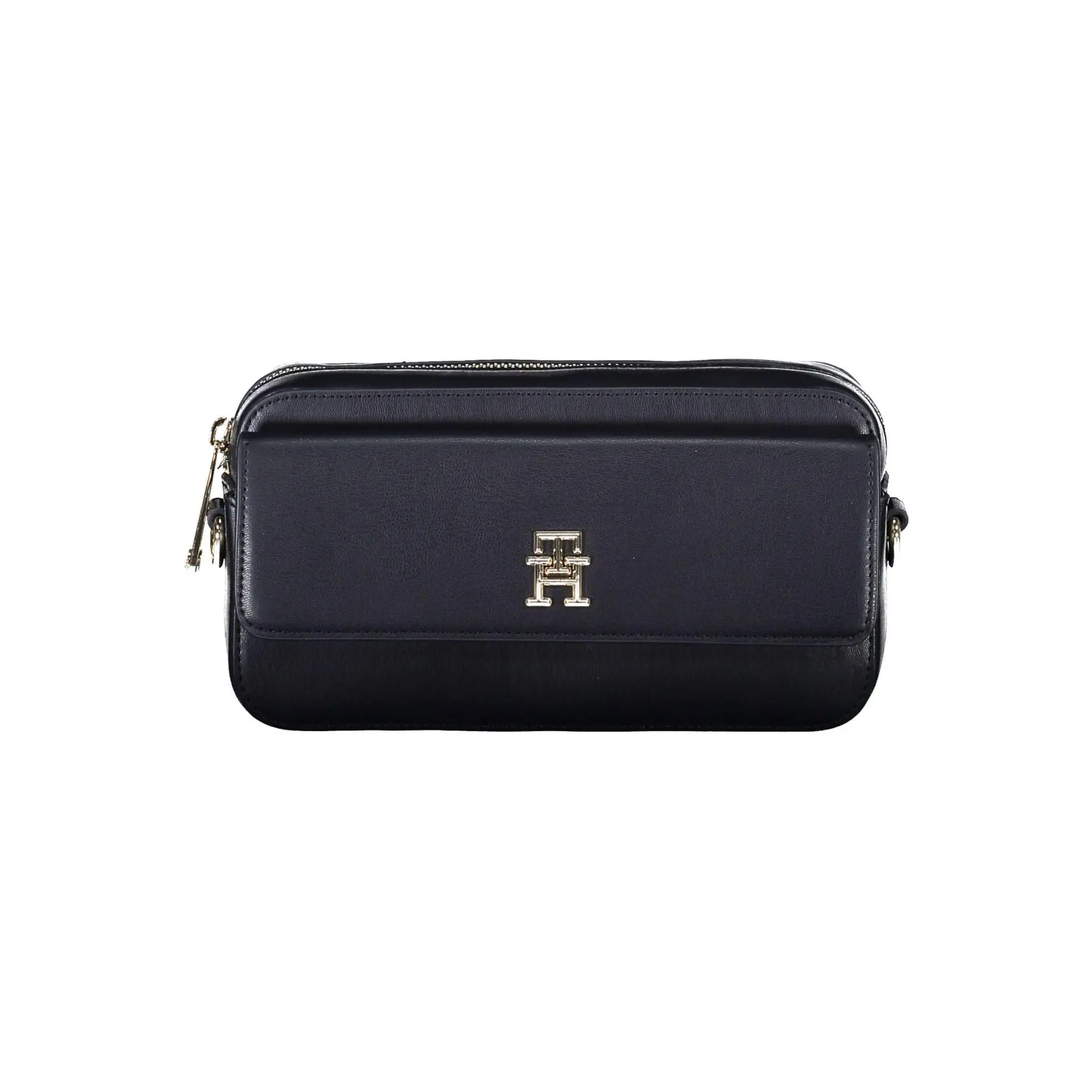 Tommy Hilfiger Blue Polyurethane Handbag