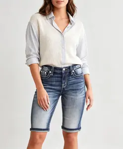 Women's Slim Simple Casual Denim Jeans - 2025 European & American New Style, Womenswear Bottom for Cross-Border Sales