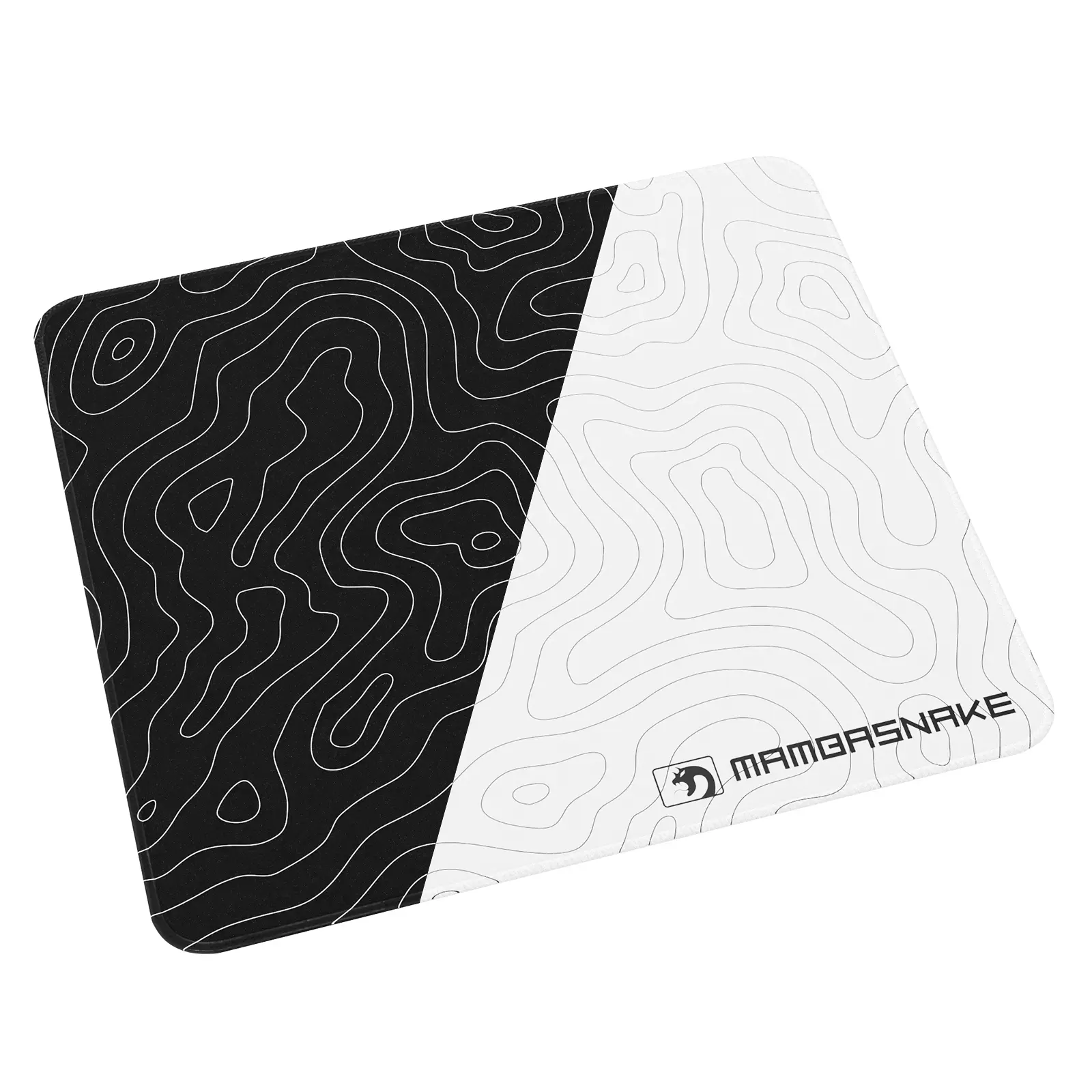 MAMBASNAKE CM02 Gaming Mousepad - Made for Gaming, 4mm Elastic Core, Thick Rubber Base, High Density, Ultra-Fine Fiber Stitched Edges, Water & Stain Resistant Coating, Solid Rectangular 400x450mm Computer Accessory (Computers & Office Equipment)