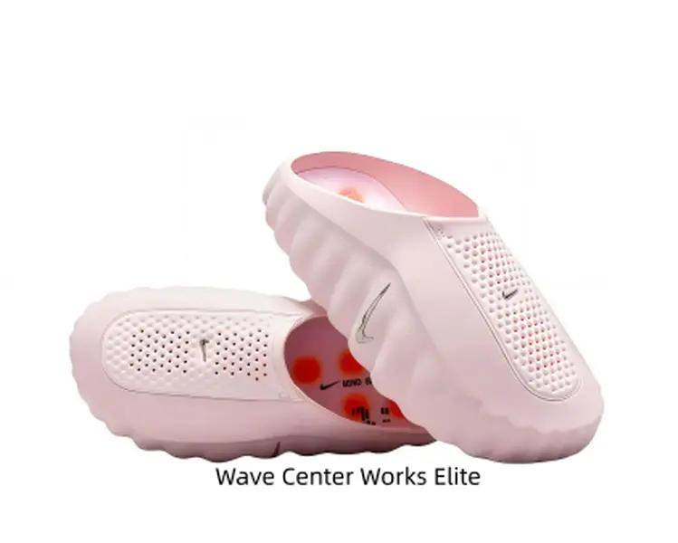Pale Pink Breathable Foam Athletic Recovery Slide
