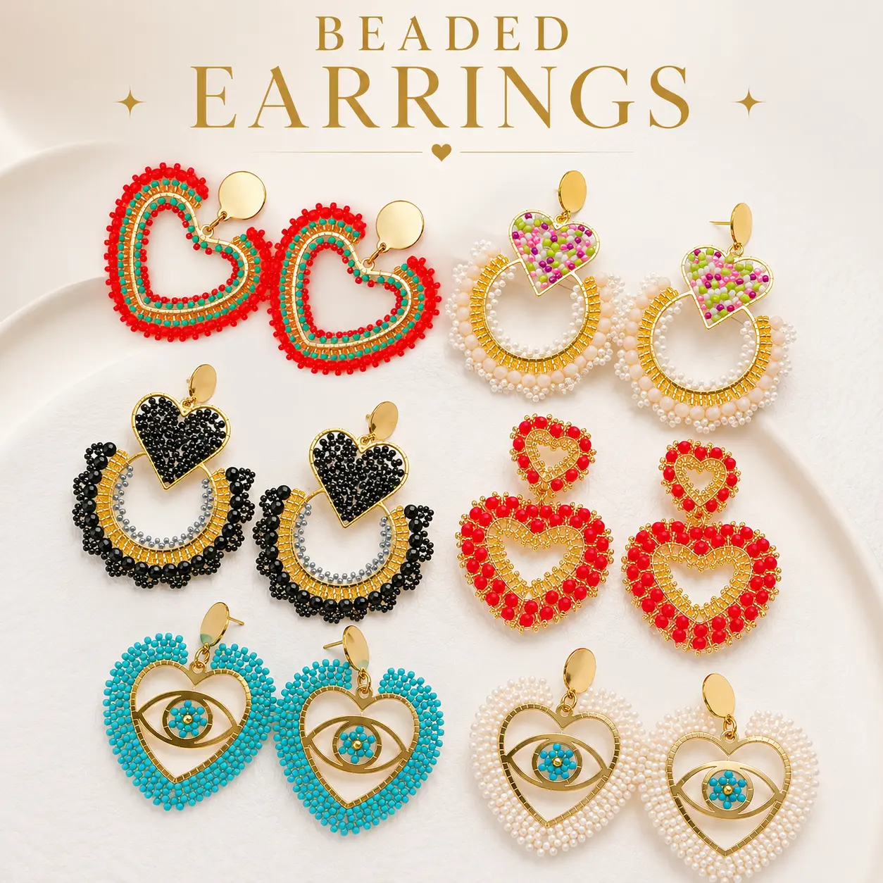 Gold and plated  Earrings stainless steel