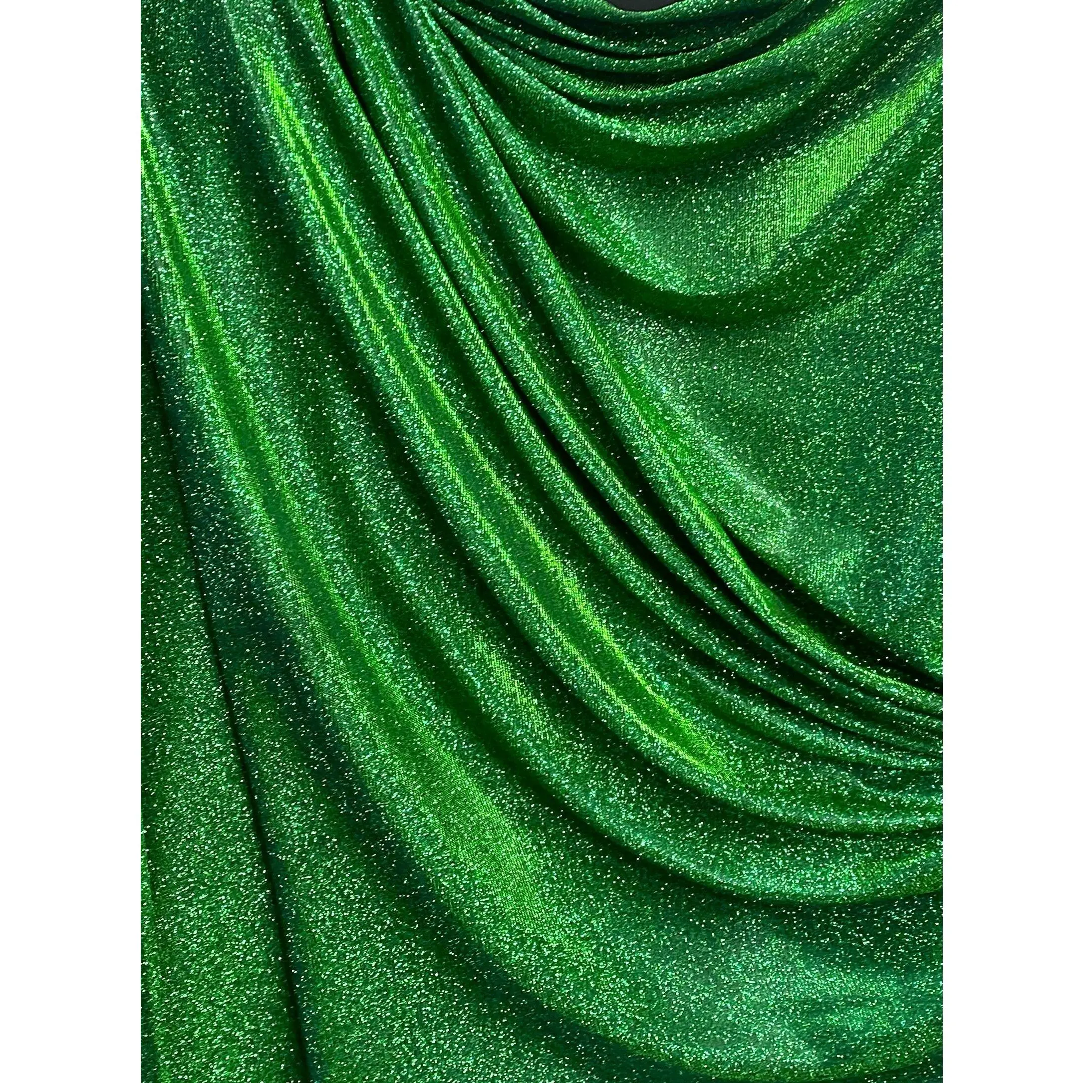 Emerald Green Metallic Lurex