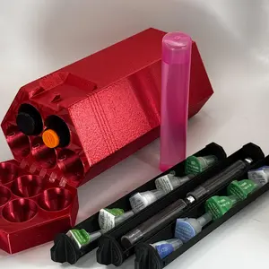 Insulin/peptide pen case with drawers for needle tips, cartridges or ice packs